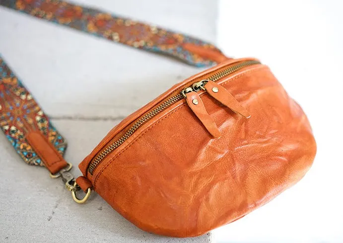 Womens Black Shoulder Chest Bag Sling Purse For Ladies