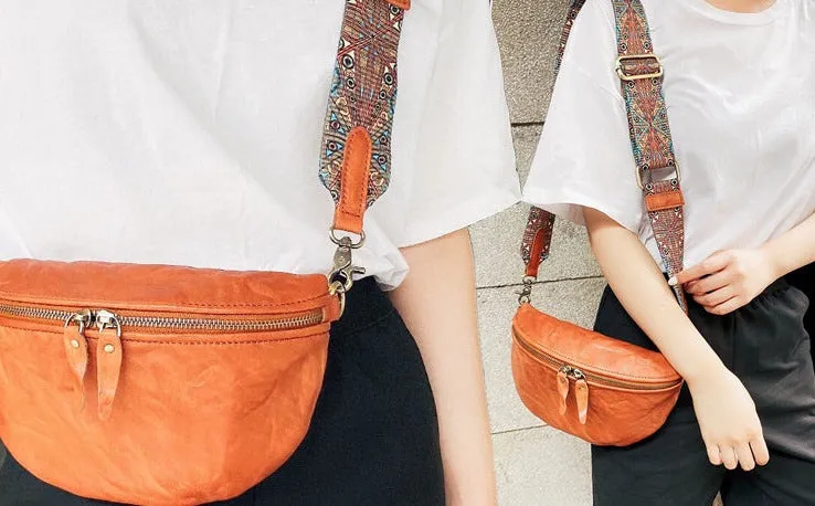 Womens Black Shoulder Chest Bag Sling Purse For Ladies