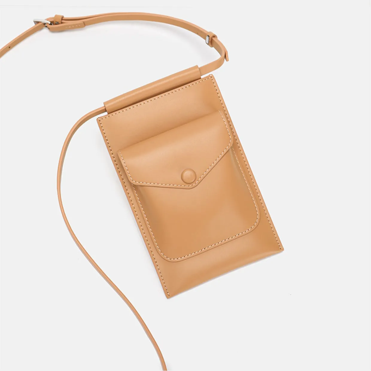 Womens Cell Phone Wallet Purse With Shoulder Strap Off White Crossbody Bag